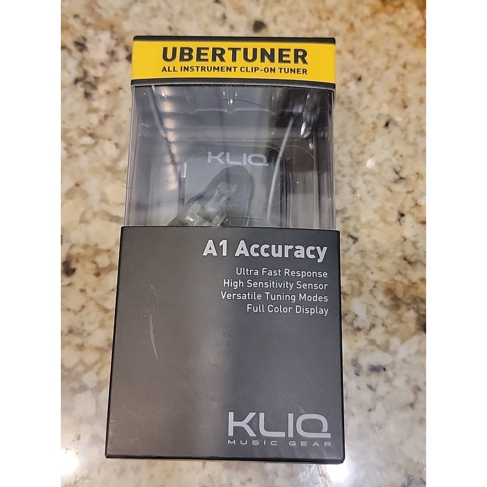 KLIQ UBERTUNER A1 Accuracy ALL Instrument clip-On Turner New In Box